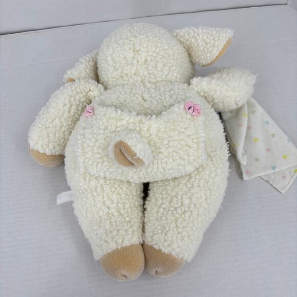 Matchbox Need a Littles Lamb Sheep Plush Pacifier Blanket Bare Bottom VTG 1985 - Picture 4 of 10